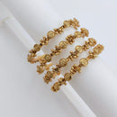 Tanish Art Jewellery Heritage Temple Bangles Set