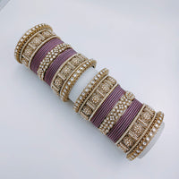 Tanish Art Jewellery Polki Kundan And Pearl Bridal Bangles Set