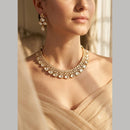 Tanish Art Jewellery Premium Polki Kundan Necklace Set