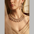 Tanish Art Jewellery Stylish Crystal Stone And Austrian Stone Necklace Set