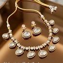 Tanish Art Jewellery Grand Polki Kundan Stone Necklace Set