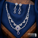 Tanish Art Jewellery Royal American Daimond Stone Necklace Set