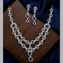 Tanish Art Jewellery Royal American Daimond Stone Necklace Set