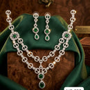 Tanish Art Jewellery Royal American Daimond Stone Necklace Set