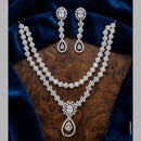 Tanish Art Jewellery Royal American Daimond Stone Necklace Set