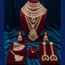 Tanish Art Jewellery Grand Crystal Stone And Beads Bridal Jewellery Set