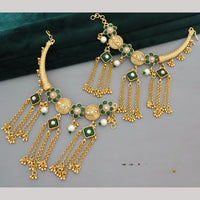 Tanish Art Jewellery Pota Stone Pearl & Beads Kan Chain for Women