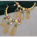 Tanish Art Jewellery Pota Stone Pearl & Beads Kan Chain for Women