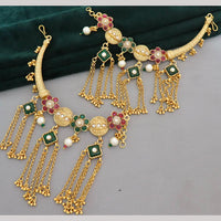 Tanish Art Jewellery Pota Stone Pearl & Beads Kan Chain for Women