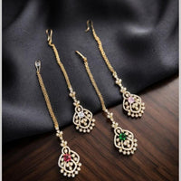 Tanish Art Jewellery Luxury American Diamond Ethnic Maangtikka