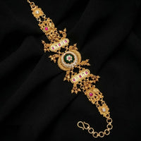 Tanish Art Jewellery Premium Pota Stone Pearl Statement Jewellery