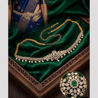 Tanish Art Jewellery Timeless Pota Stone And Pearls Kamarbandh
