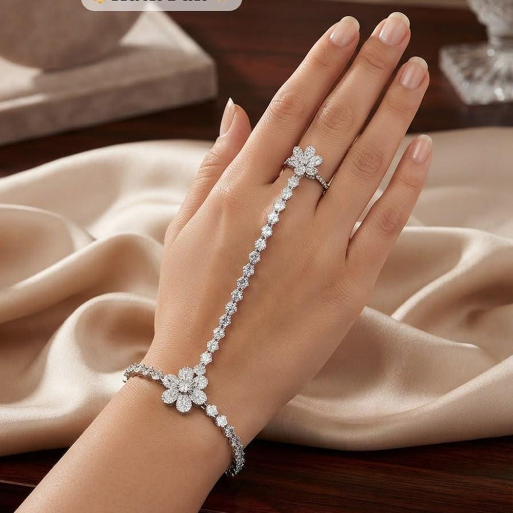 Tanish Art Jewellery Royal American Diamond Hath Panja