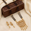 Tanish Art Jewellery Elegant Austrian Stone And Beads Mangalsutra Set