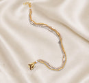 Tanish Art Jewellery Royal 2 Tone Plated Bracelet 
