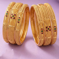 Tanish Art Jewellery Luxury Meenakari Bangles Set