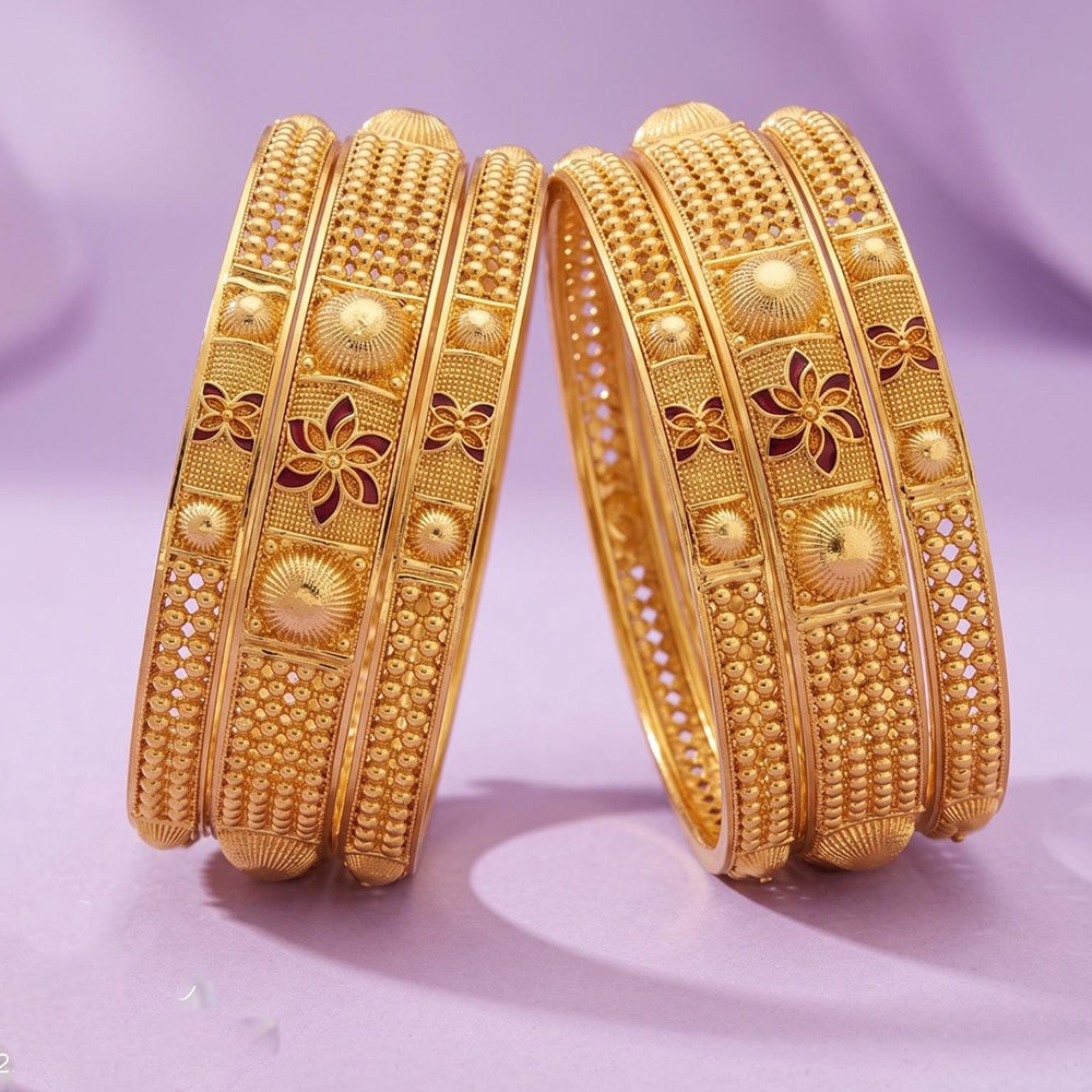 Tanish Art Jewellery Luxury Meenakari Bangles Set