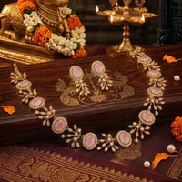 Tanish Art Jewellery Designer American Daimond Necklace Set