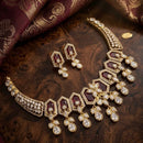 Tanish Art Jewellery Designer American Daimond Necklace Set
