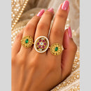 Tanish Art Jewellery Pota Stone Statement Ring