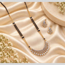 Tanish Art Jewellery Elegant Austrian Stone And Beads Mangalsutra Set