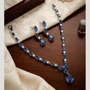 Tanish Art Jewellery Graceful American Diamond Necklace Choker Set