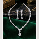 Tanish Art Jewellery Graceful American Diamond Necklace Choker Set