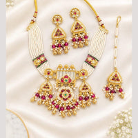 Tanish Art Jewellery Polki Kundan And Pearl Necklace Choker Set