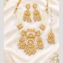 Tanish Art Jewellery Polki Kundan And Pearl Necklace Choker Set