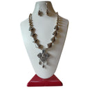 Shrichhemkari Art Oxidised Plated Beads Long Necklace Set