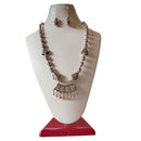Shrichhemkari Art Oxidised Plated Beads Long Necklace Set