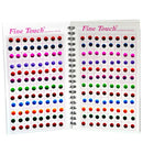 Batra Bindis A Vibrant Assortment Of Classic Plain Bindis in a Handy Travel-Friendly Spiral Book Format