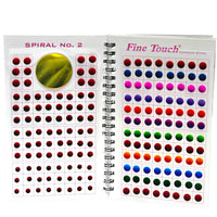 Batra Bindis A Vibrant Assortment Of Classic Plain Bindis in a Handy Travel-Friendly Spiral Book Format