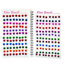 Batra Bindis A Vibrant Assortment Of Classic Plain Bindis in a Handy Travel-Friendly Spiral Book Format