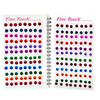 Batra Bindis A Vibrant Assortment Of Classic Plain Bindis in a Handy Travel-Friendly Spiral Book Format