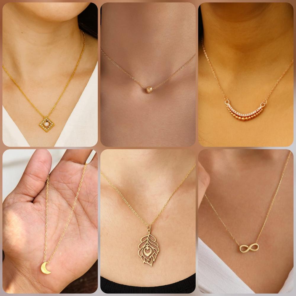 Surat Jewel Elegant Austrian Stone Assorted Design Chain Pendant