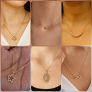 Surat Jewel Elegant Austrian Stone Assorted Design Chain Pendant