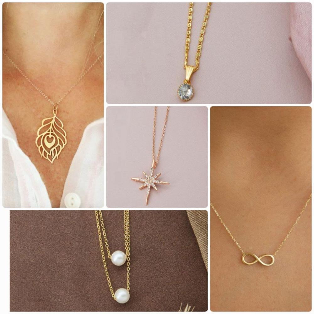 Surat Jewel Elegant Austrian Stone Assorted Design Chain Pendant