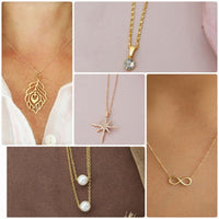 Surat Jewel Elegant Austrian Stone Assorted Design Chain Pendant