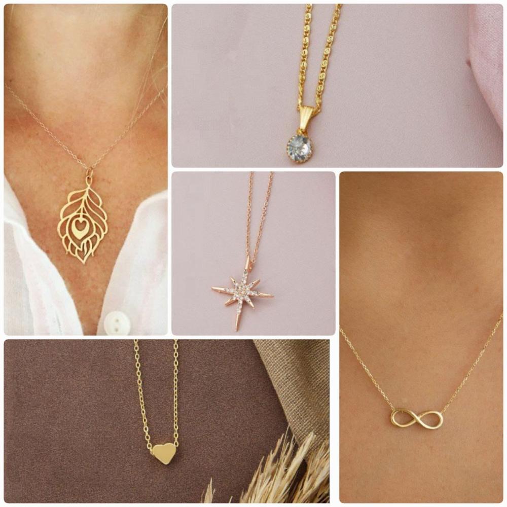 Surat Jewel Elegant Austrian Stone Assorted Design Chain Pendant