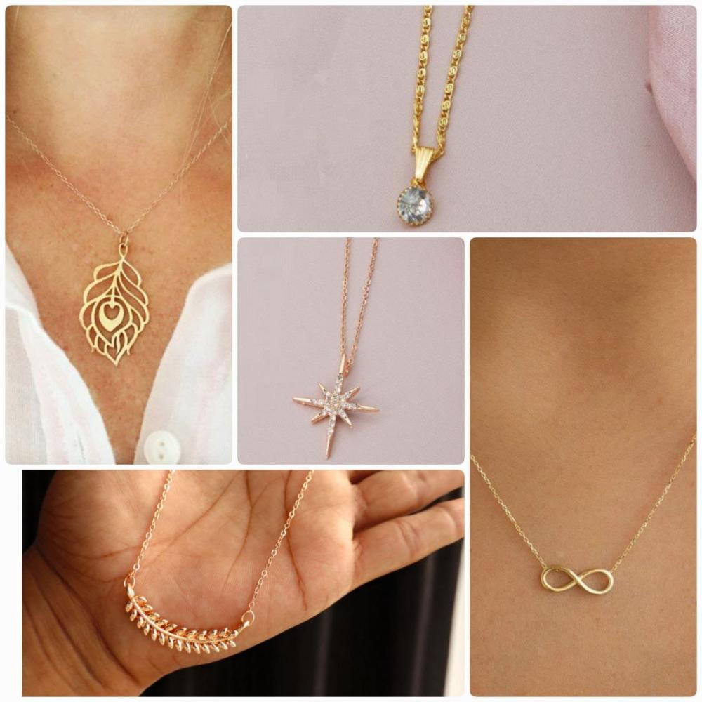 Surat Jewel Elegant Austrian Stone Assorted Design Chain Pendant