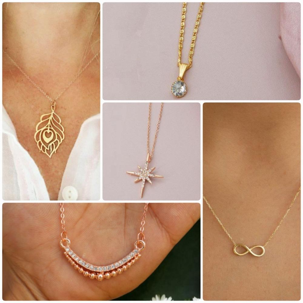 Surat Jewel Elegant Austrian Stone Assorted Design Chain Pendant