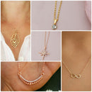 Surat Jewel Elegant Austrian Stone Assorted Design Chain Pendant