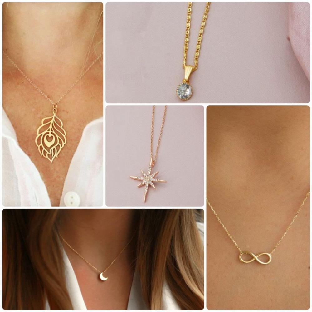 Surat Jewel Elegant Austrian Stone Assorted Design Chain Pendant
