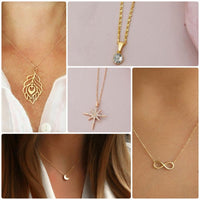 Surat Jewel Elegant Austrian Stone Assorted Design Chain Pendant