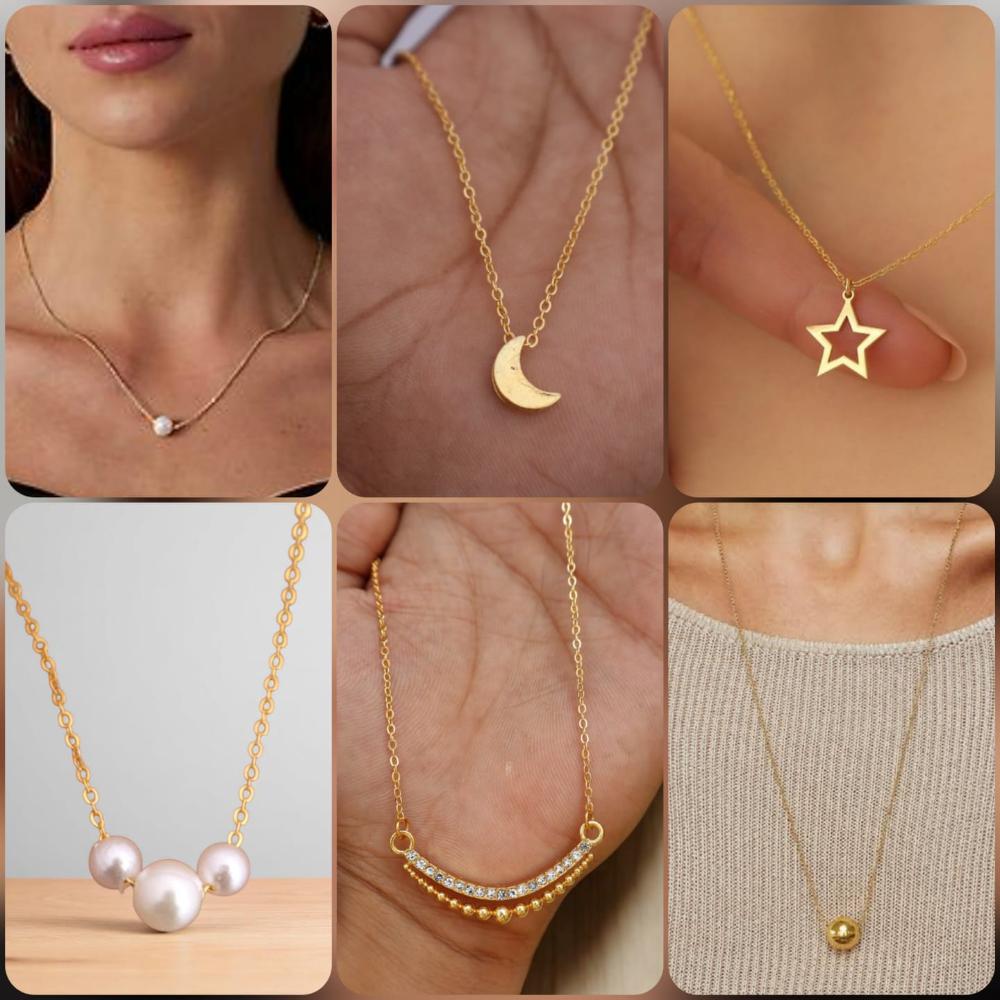 Surat Jewel Elegant Austrian Stone Assorted Design Chain Pendant