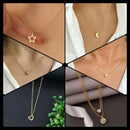 Surat Jewel Elegant Austrian Stone Assorted Design Chain Pendant