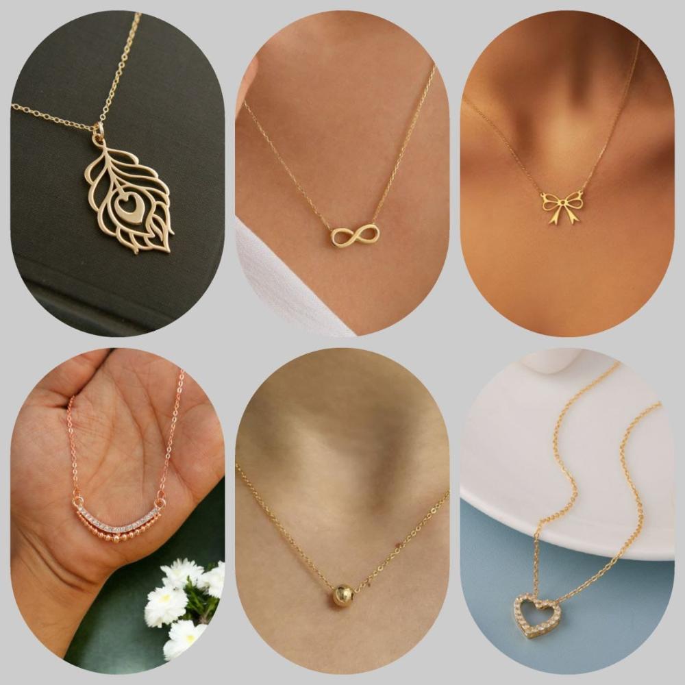 Surat Jewel Elegant Austrian Stone Assorted Design Chain Pendant