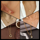Surat Jewel Elegant Austrian Stone Assorted Design Chain Pendant