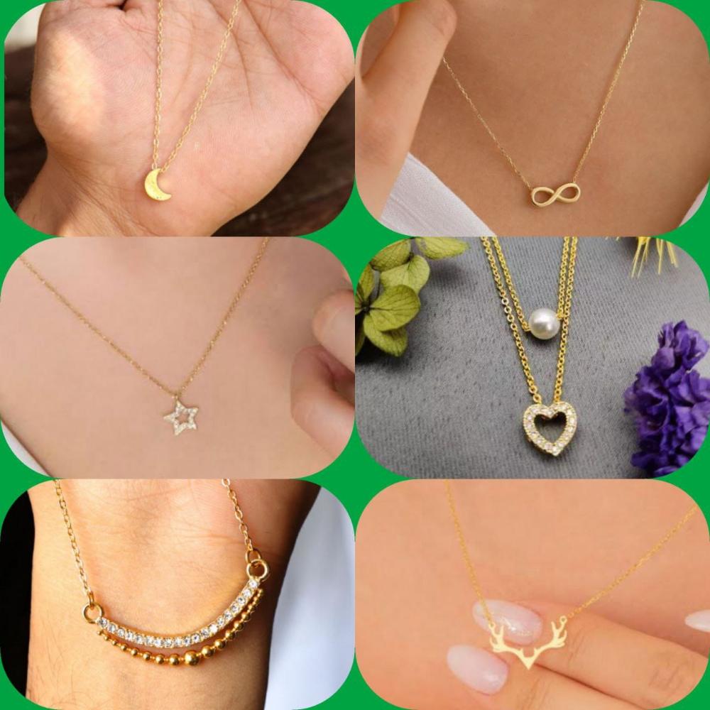 Surat Jewel Elegant Austrian Stone Assorted Design Chain Pendant
